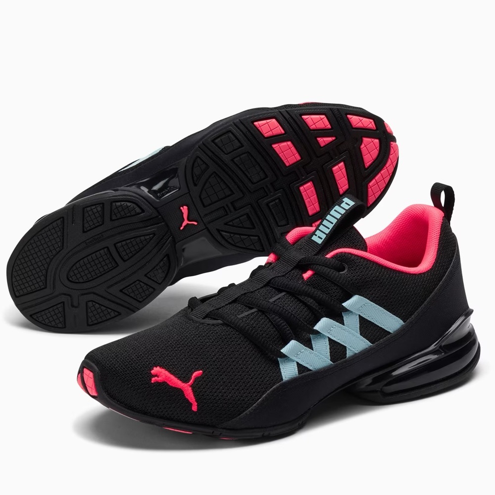 Puma Raize Prowl Women's Black and Pink Training Athletic Shoes Sneakers